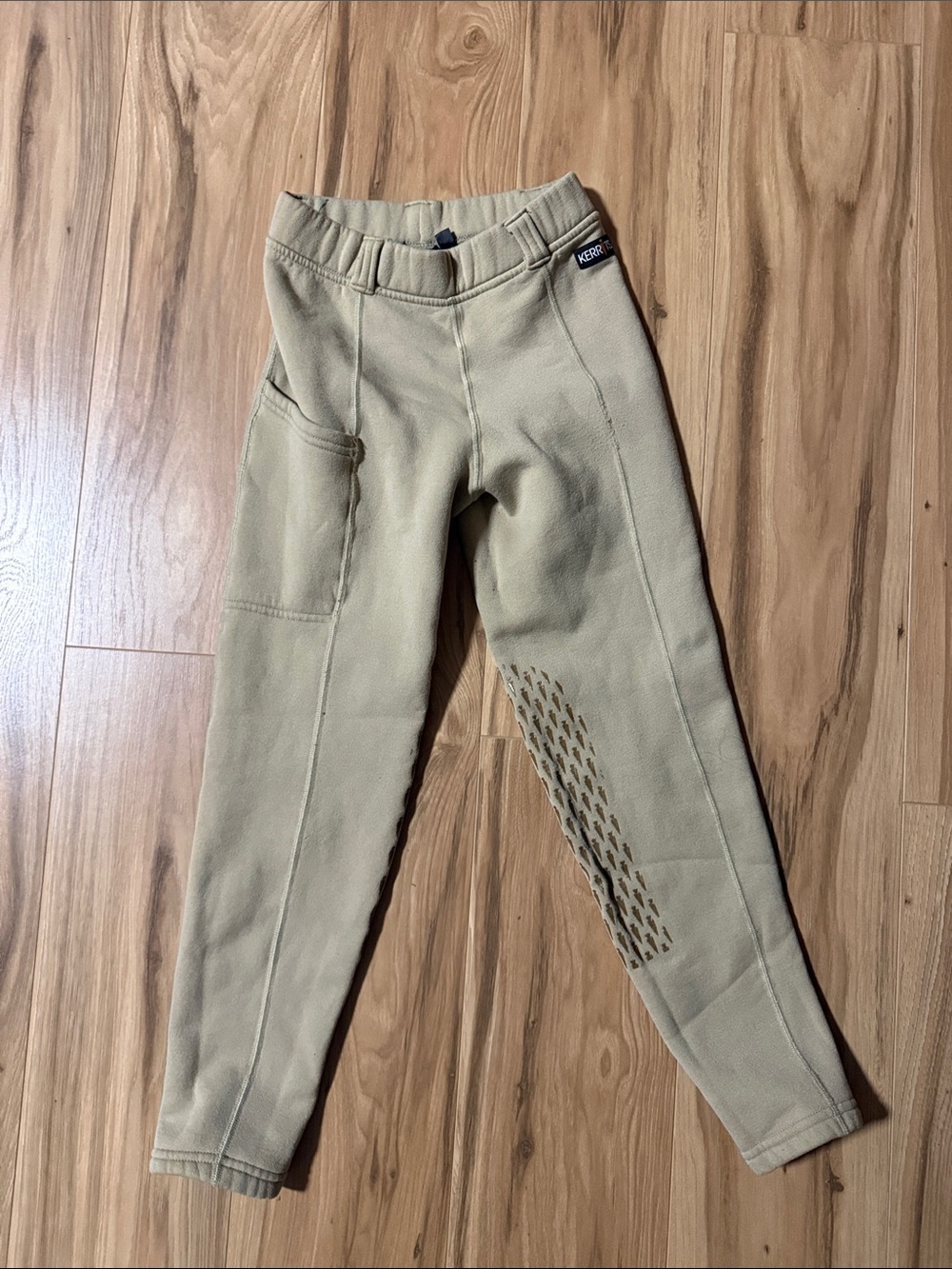 Kerrits Winter Kids Tan Grip Knee Riding Leggings